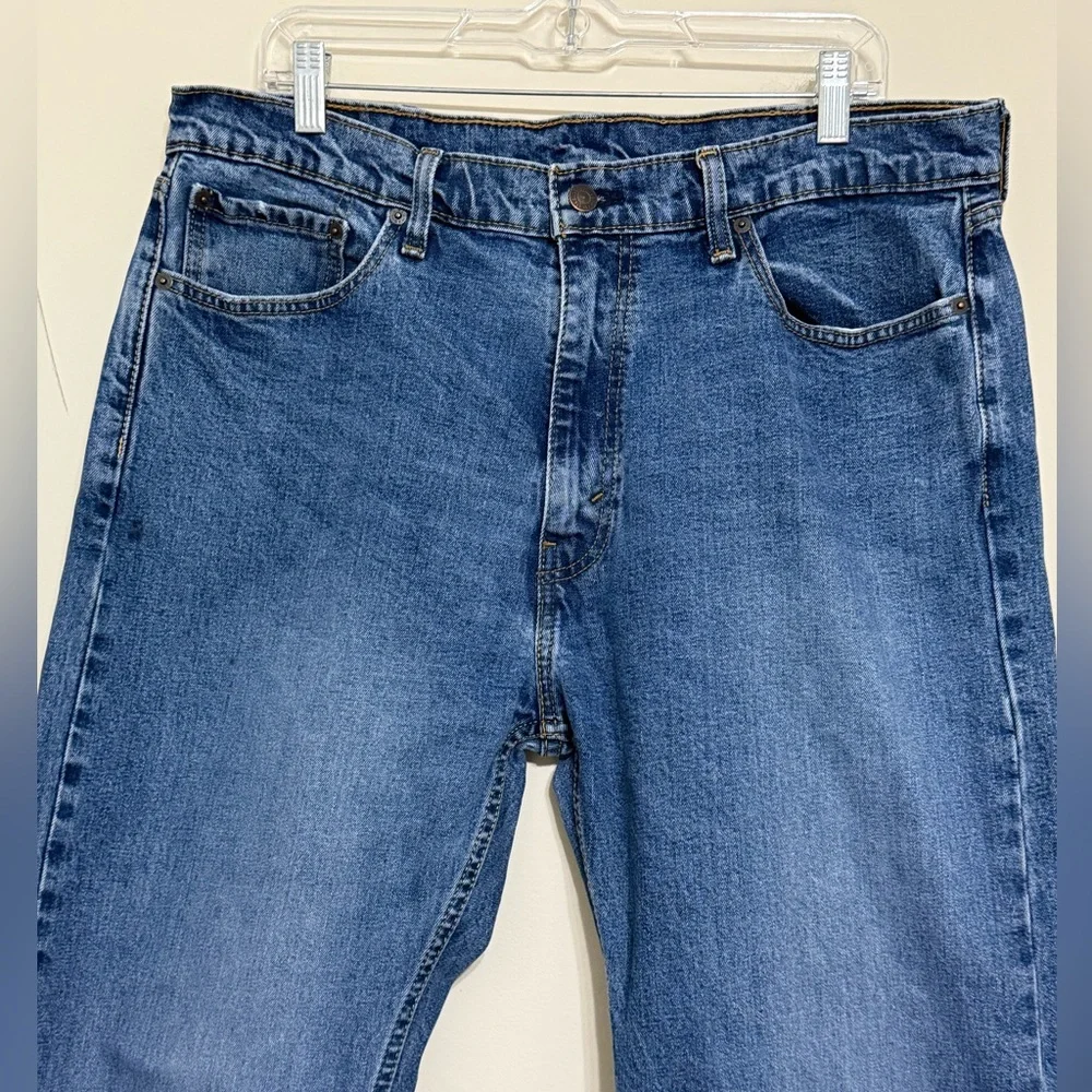 Levi's 505 Jeans Men’s Regular Fit Straight Leg Denim Blue size 38X32